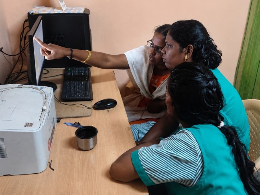 Computer learning session